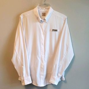 Columbia PFG Tamiami shirt, white